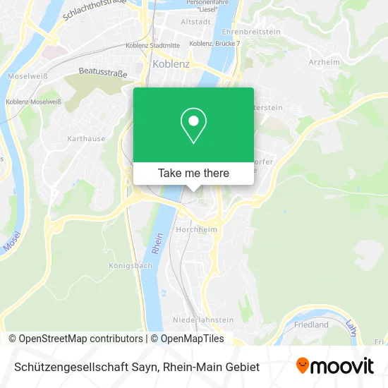 Карта Schützengesellschaft Sayn