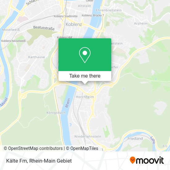 Карта Kälte Fm