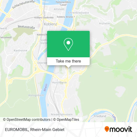 Карта EUROMOBIL