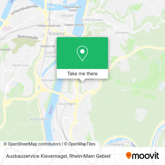 Карта Ausbauservice Kievernagel