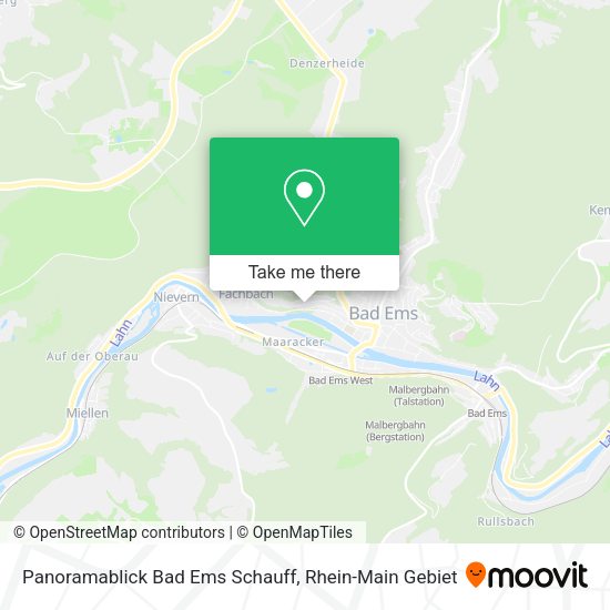 Карта Panoramablick Bad Ems Schauff