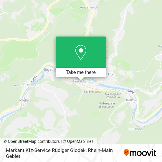 Карта Markant Kfz-Service Rüdiger Glodek