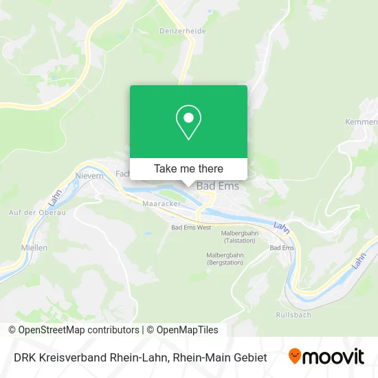 Карта DRK Kreisverband Rhein-Lahn