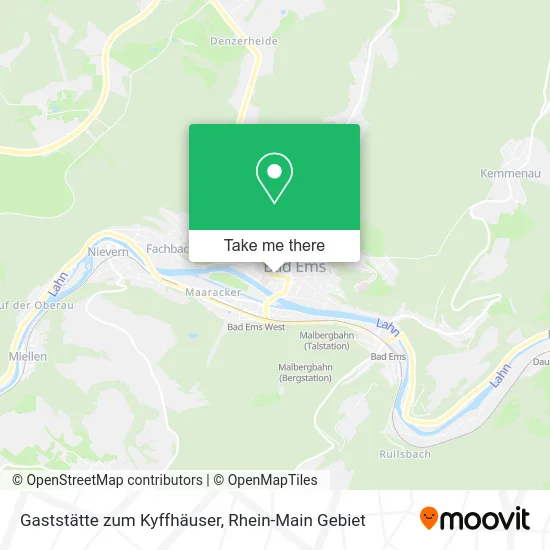 Карта Gaststätte zum Kyffhäuser