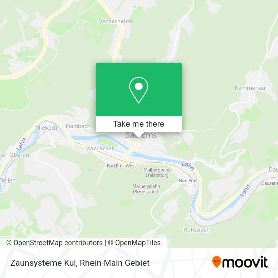 Карта Zaunsysteme Kul