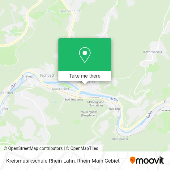 Карта Kreismusikschule Rhein-Lahn