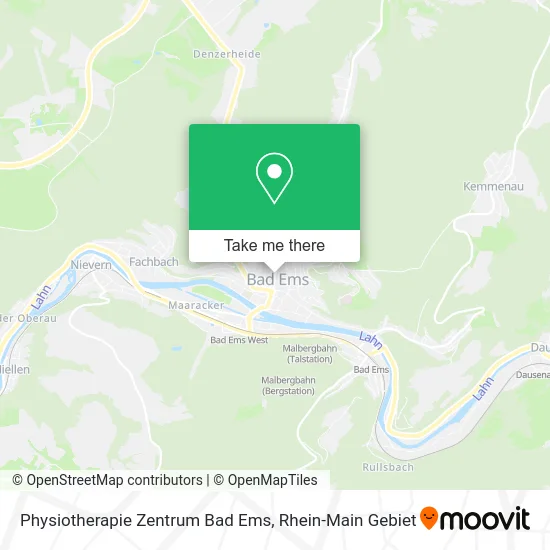 Карта Physiotherapie Zentrum Bad Ems