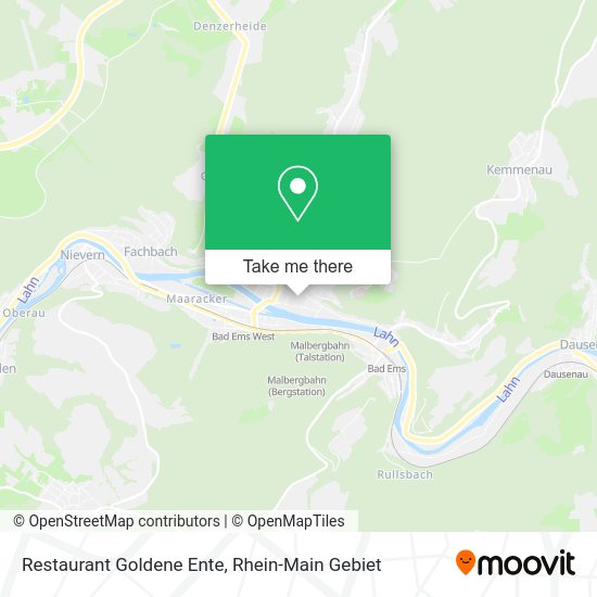 Карта Restaurant Goldene Ente