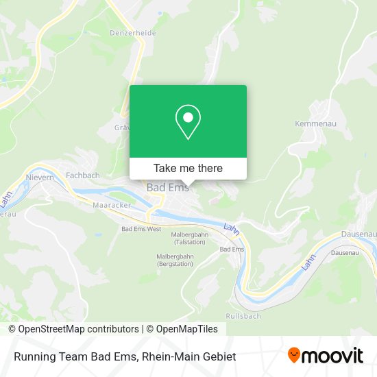 Карта Running Team Bad Ems