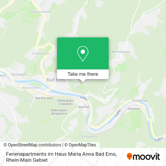 Карта Ferienapartments im Haus Maria Anna Bad Ems