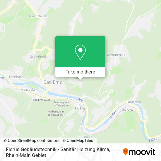 Карта Flerus Gebäudetechnik - Sanitär Heizung Klima