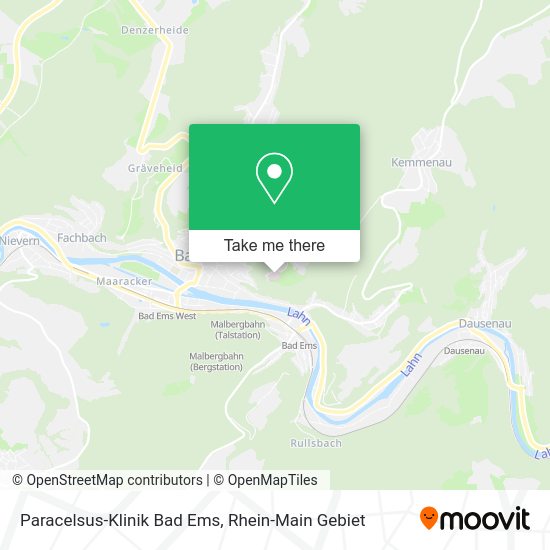 Карта Paracelsus-Klinik Bad Ems