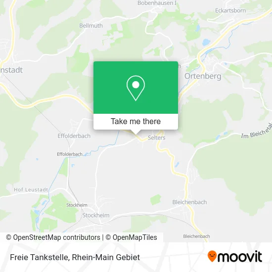 Карта Freie Tankstelle