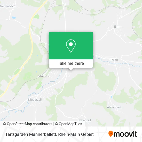 Карта Tanzgarden Männerballett