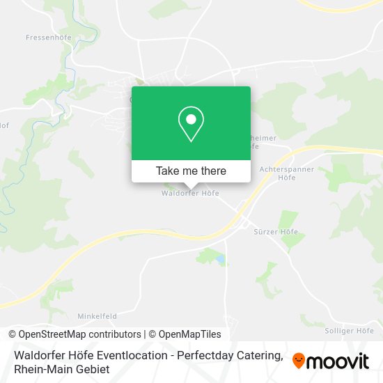 Карта Waldorfer Höfe Eventlocation - Perfectday Catering