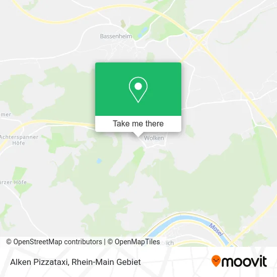 Карта Alken Pizzataxi