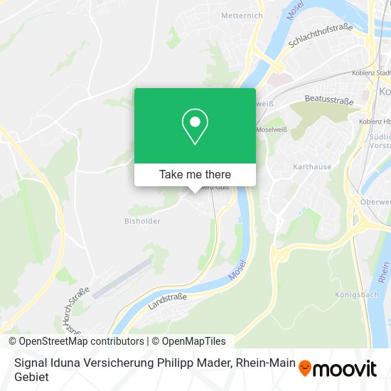 Карта Signal Iduna Versicherung Philipp Mader