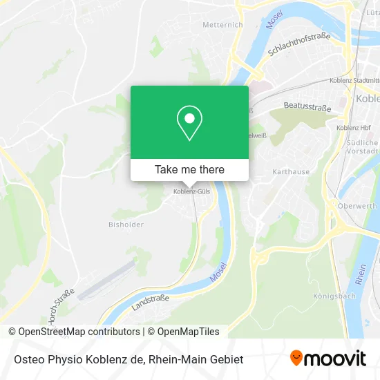 Карта Osteo Physio Koblenz de