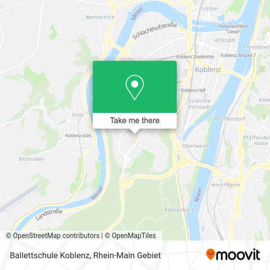 Карта Ballettschule Koblenz