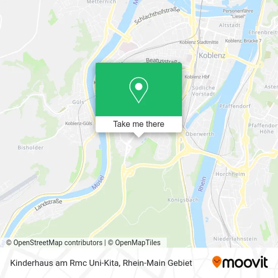Карта Kinderhaus am Rmc Uni-Kita