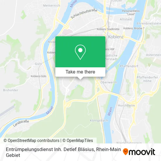 Карта Entrümpelungsdienst Inh. Detlef Bläsius