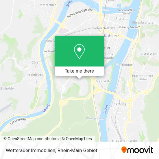 Карта Wetterauer Immobilien