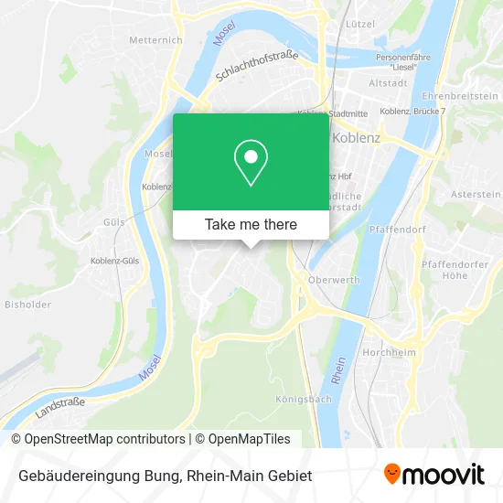 Карта Gebäudereingung Bung
