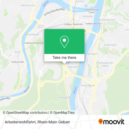 Карта Arbeiterwohlfahrt