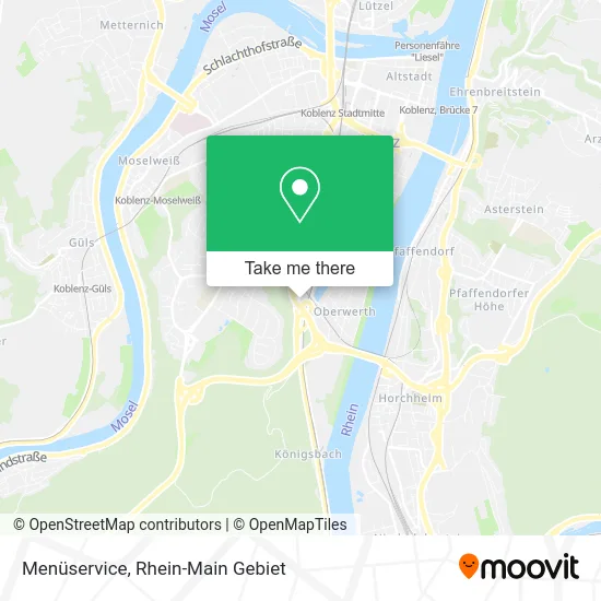 Карта Menüservice