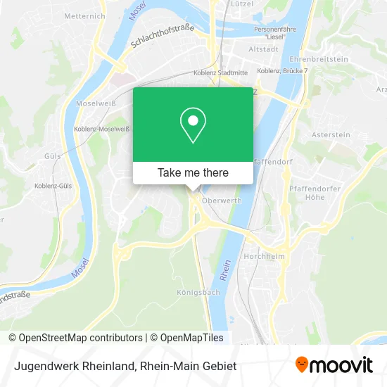 Карта Jugendwerk Rheinland