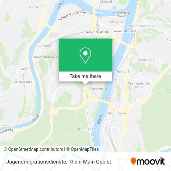 Карта Jugendmigrationsdienste