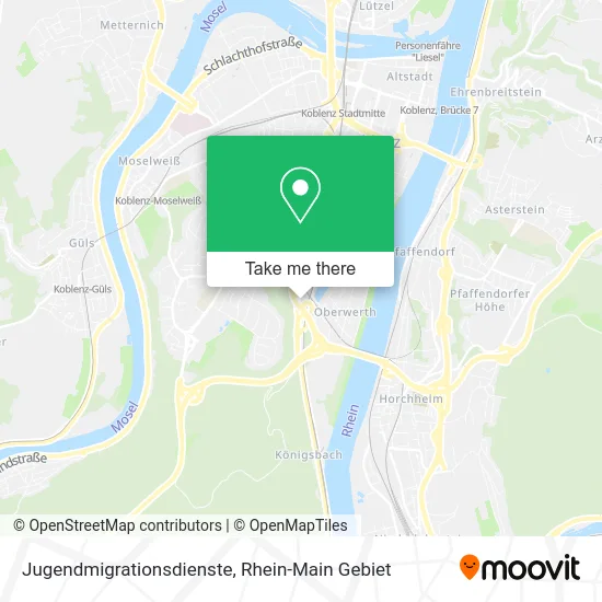 Карта Jugendmigrationsdienste