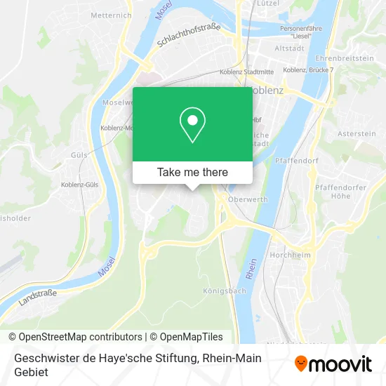 Карта Geschwister de Haye'sche Stiftung
