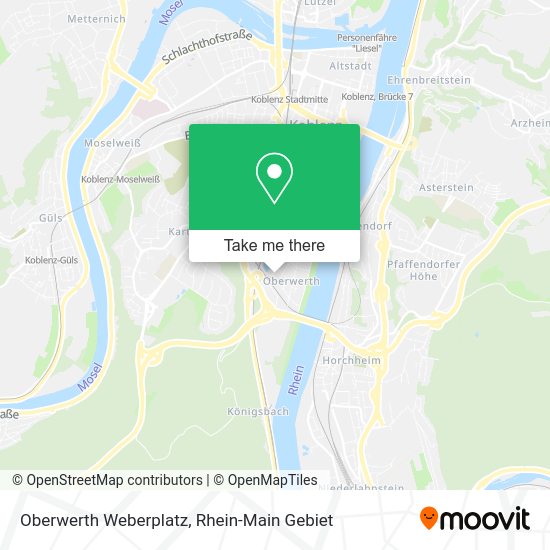 Карта Oberwerth Weberplatz