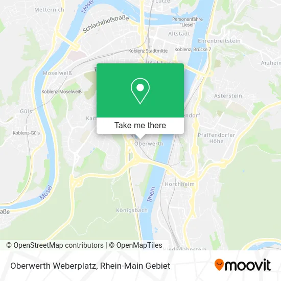 Карта Oberwerth Weberplatz