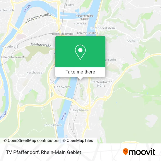 Карта TV Pfaffendorf