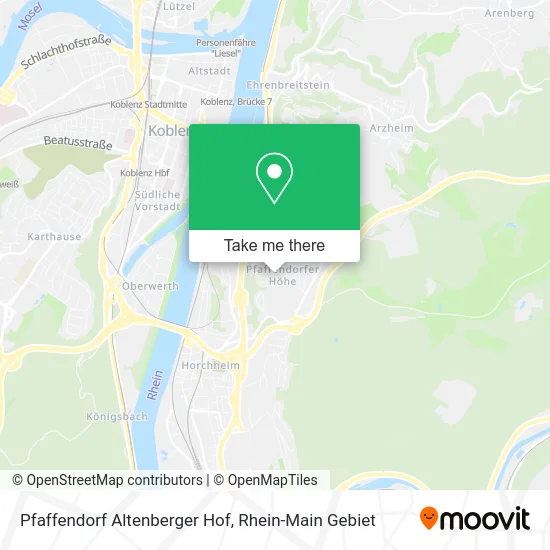 Карта Pfaffendorf Altenberger Hof