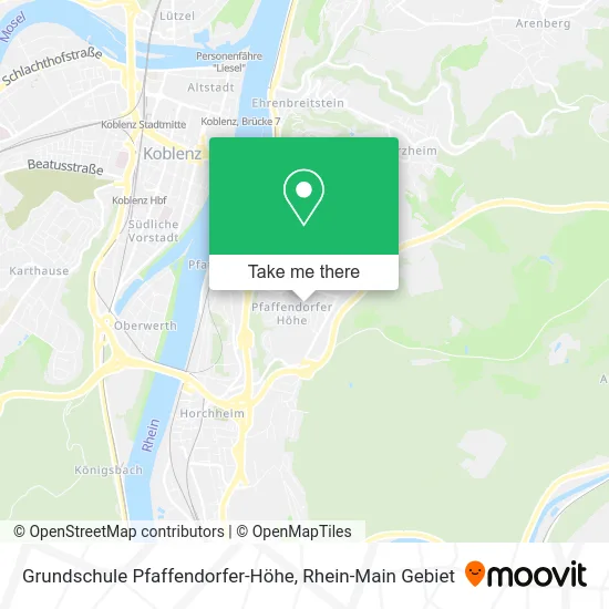 Карта Grundschule Pfaffendorfer-Höhe