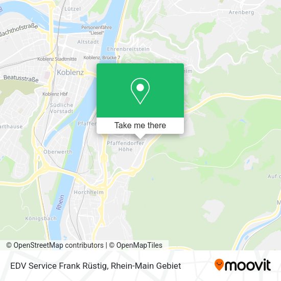 Карта EDV Service Frank Rüstig