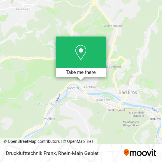 Карта Drucklufttechnik Frank