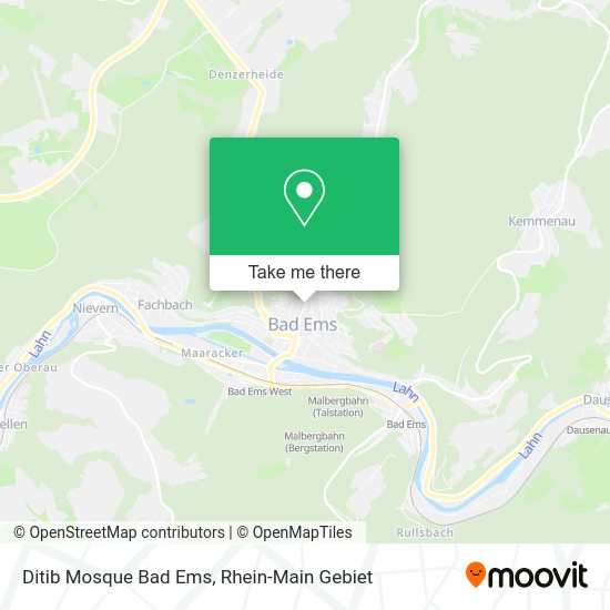 Карта Ditib Mosque Bad Ems