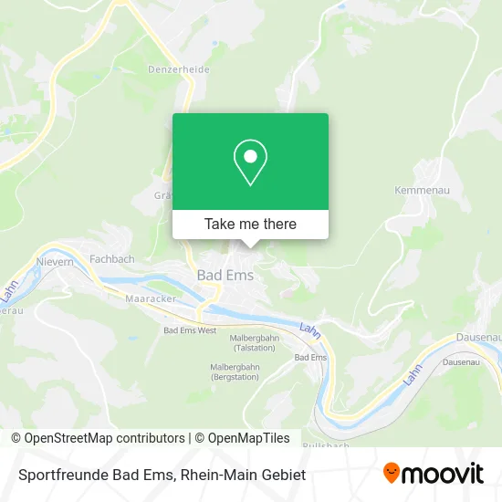 Карта Sportfreunde Bad Ems