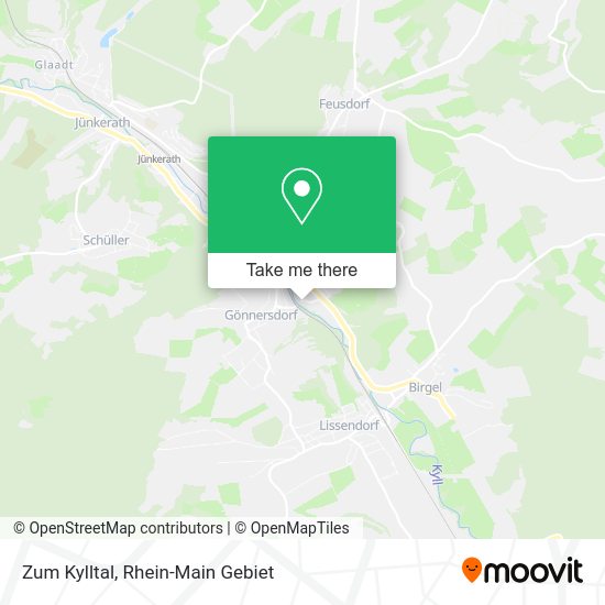Карта Zum Kylltal