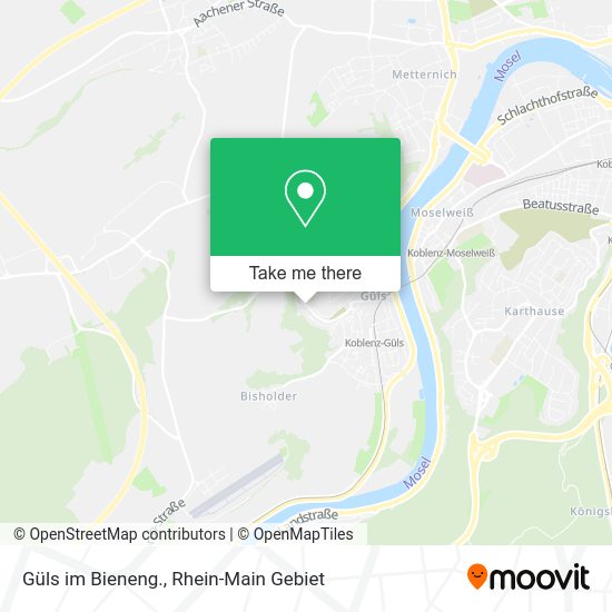 Карта Güls im Bieneng.
