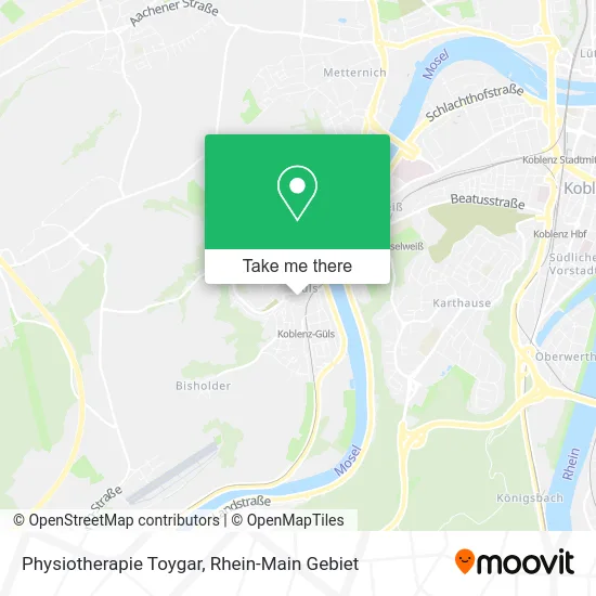 Карта Physiotherapie Toygar