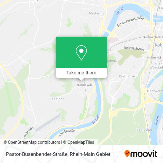 Карта Pastor-Busenbender-Straße