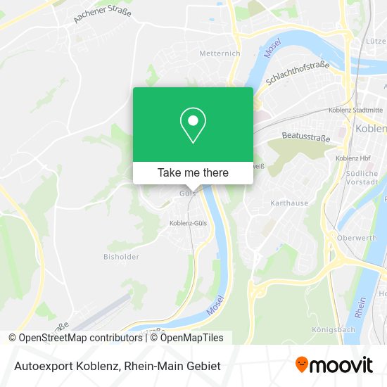 Карта Autoexport Koblenz
