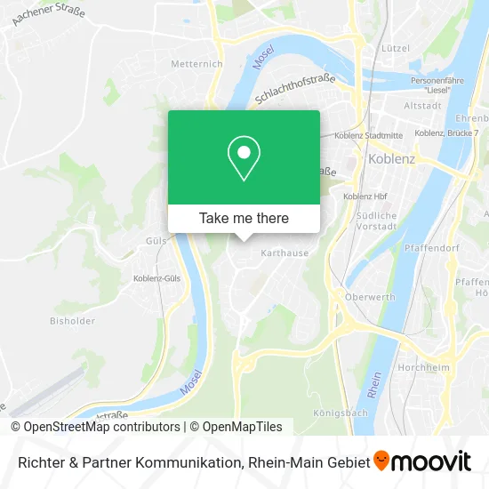 Карта Richter & Partner Kommunikation