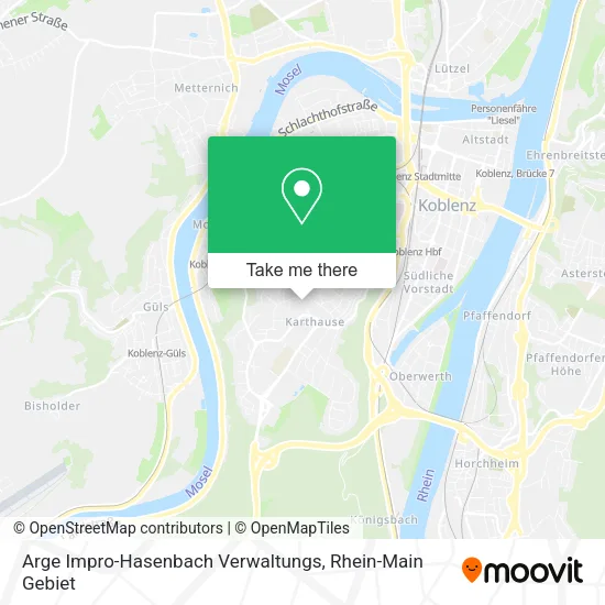 Карта Arge Impro-Hasenbach Verwaltungs