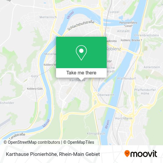 Карта Karthause Pionierhöhe